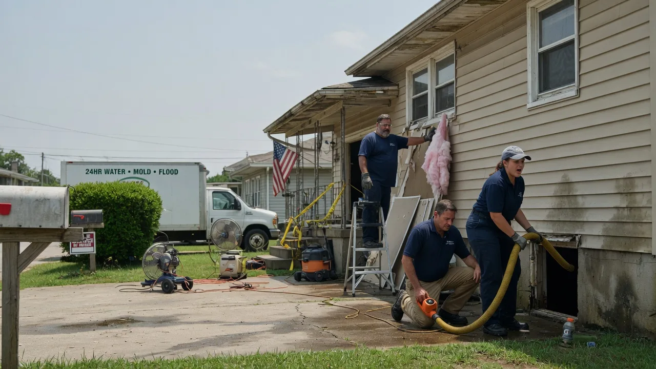 Water Damage Repair in Kechi, KS near me